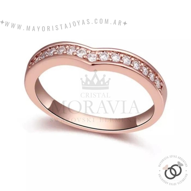 ANILLO CON  CRISTAL (MAN0051R)