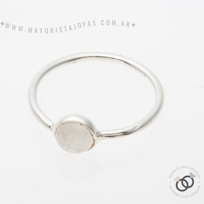 ANILLO PLATA Y PIEDRA (PAP329PL)