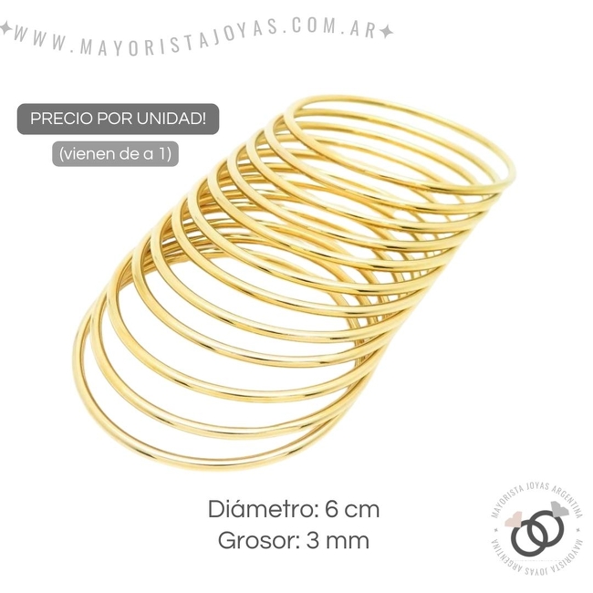 PULSERA DE ACERO RIGIDA (BAR0041)