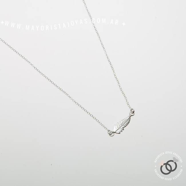 COLLAR PLATA LISA (PCL087)