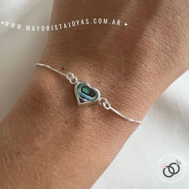 PULSERA PLATA Y PERLA DE AGUA DULCE (PBN057)