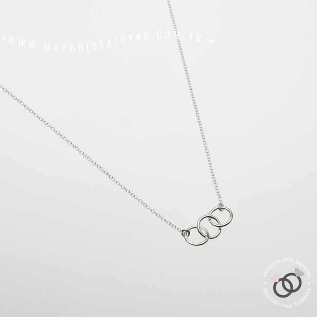 COLLAR PLATA LISA (PCL092)