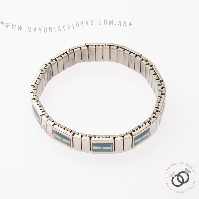 PULSERA ACERO ELASTIZADA (BAE008)