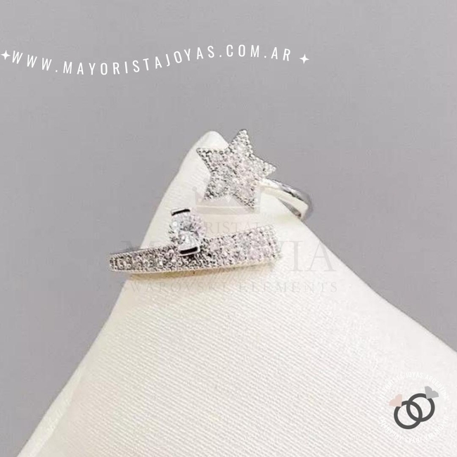 ANILLO CON  CRISTAL (MAN067)