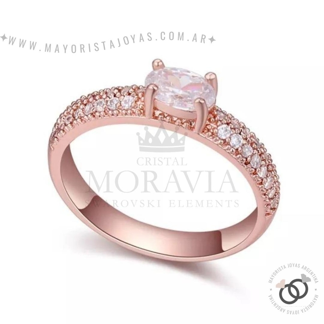 ANILLO CON  CRISTAL (MAN060)