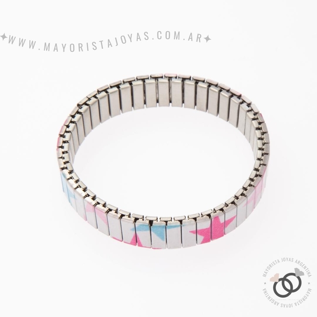 PULSERA ACERO ELASTIZADA (BAE006)