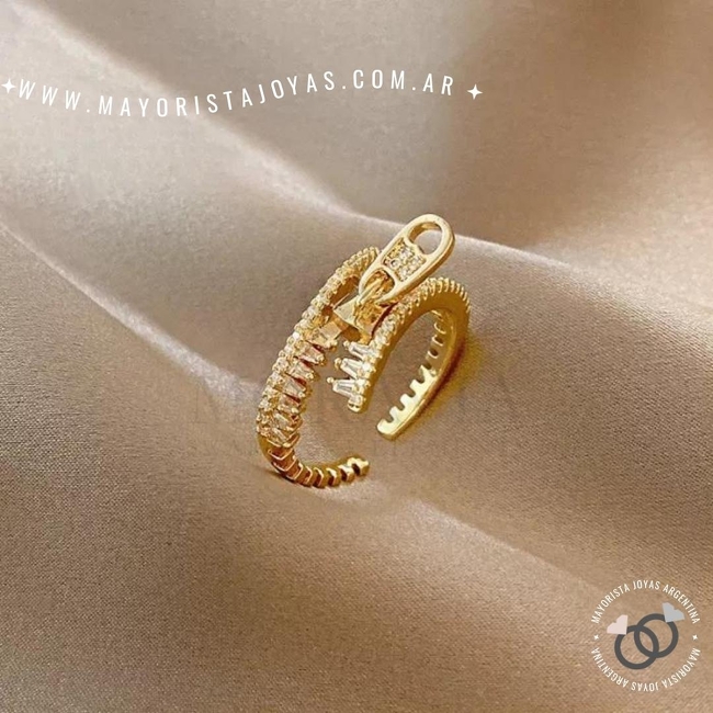 ANILLO CON  CRISTAL (MAN076)