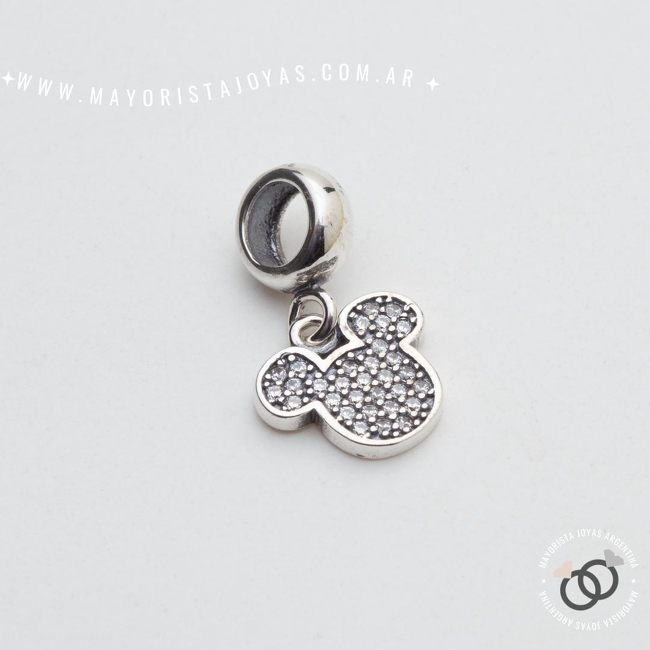 CHARM PLATA Y CUBIC PARA PANDORA (PP0059)