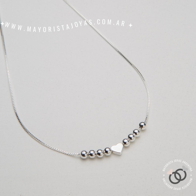 COLLAR PLATA LAMINADA (LPC0031)