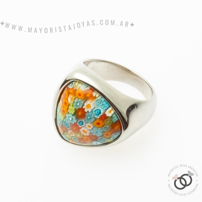 ANILLO ACERO MURANO (AAP032)