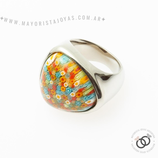 ANILLO ACERO MURANO (AAP047)