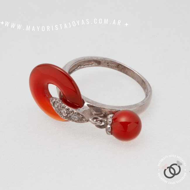 ANILLO PLATA Y PIEDRA (PAP139)