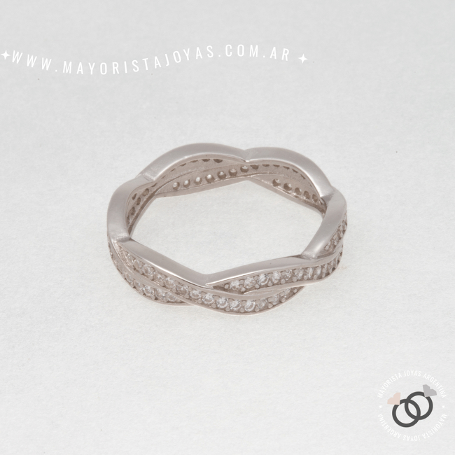 ANILLO PLATA Y CUBIC (PAC0083)
