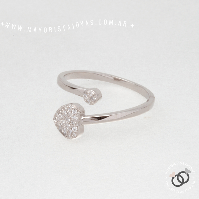 ANILLO PLATA Y CUBIC (PAC0073)
