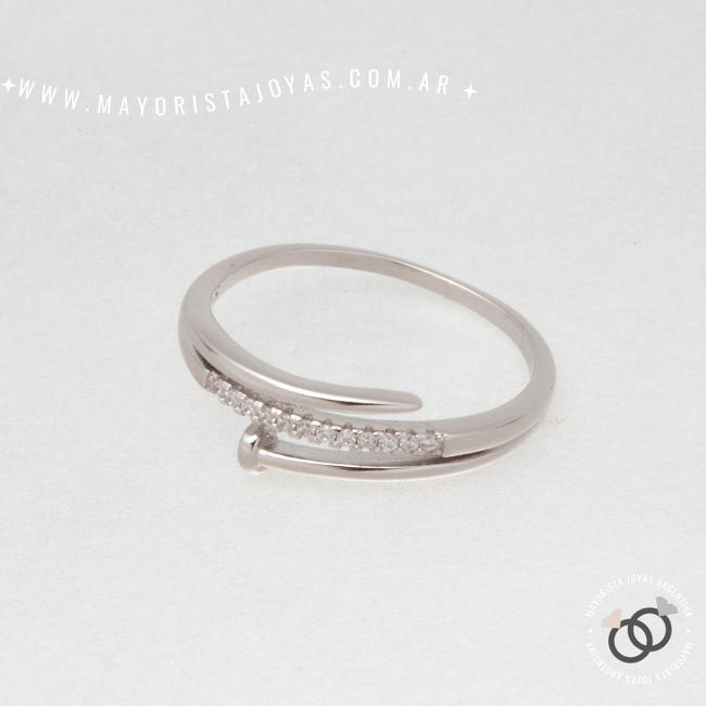 ANILLO PLATA Y CUBIC (PAC0067)