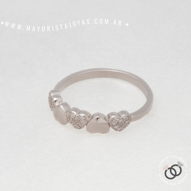 ANILLO PLATA Y CUBIC (PAC0074)