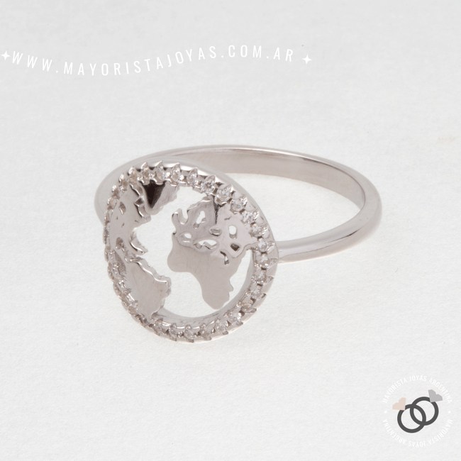 ANILLO PLATA Y CUBIC (PAC0078)