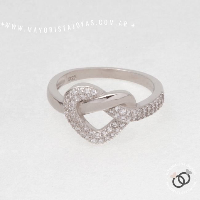 ANILLO PLATA Y CUBIC (PAC076)