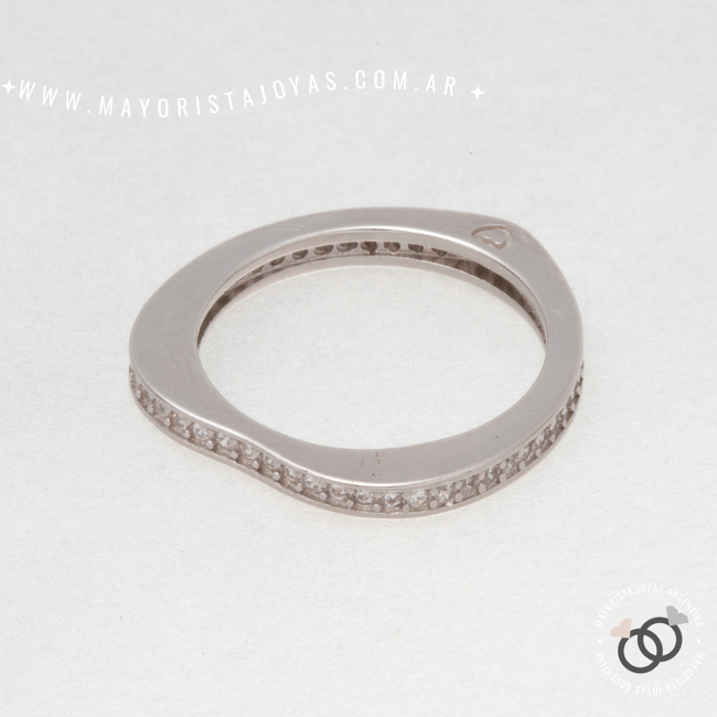 ANILLO PLATA Y CUBIC (PAC0077)