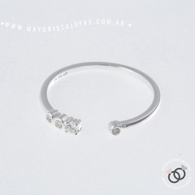 ANILLO CUBIC CELESTE (PAC0033)