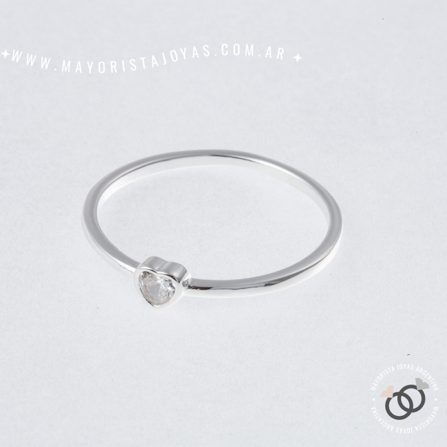 ANILLO CUBIC CORAZON (PAC0022)