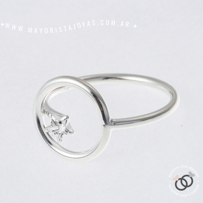 ANILLO PLATA Y CUBIC (PAC0100)