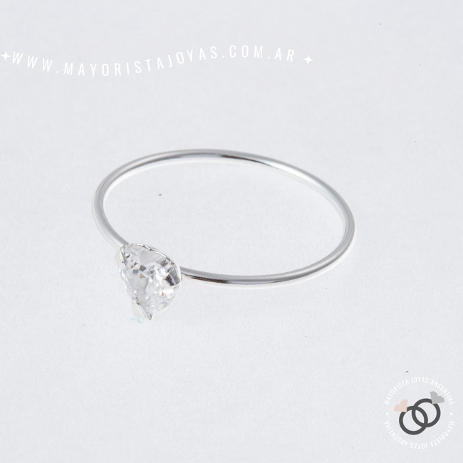 ANILLO PLATA Y CUBIC (PAC108)