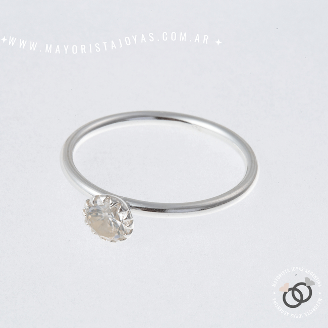 ANILLO PLATA Y CUBIC (PAC0104)