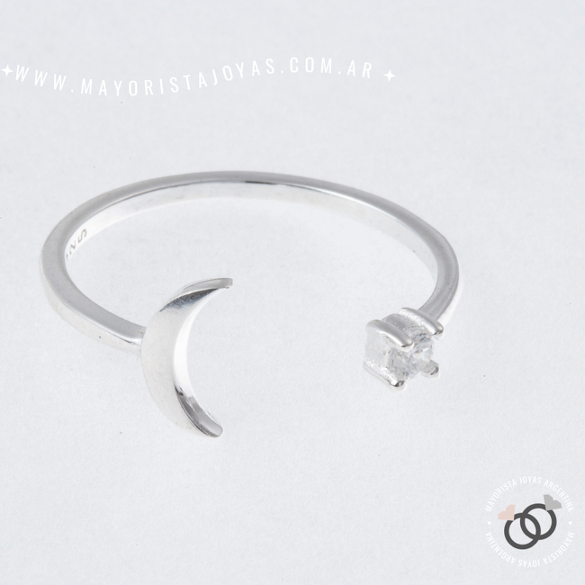 ANILLO PLATA Y CUBIC (PAC0098)