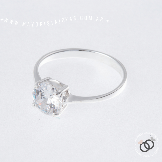 ANILLO PLATA Y CUBIC (PAC0114)