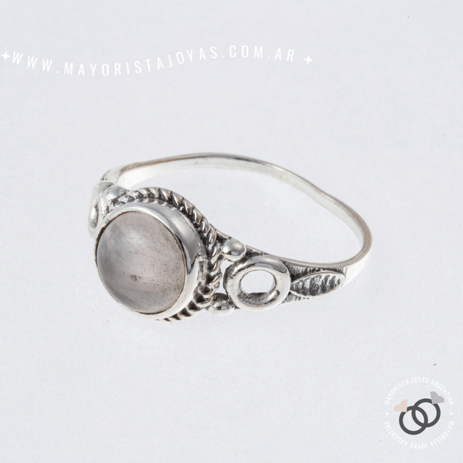 ANILLO PLATA Y PIEDRA (PAP175)