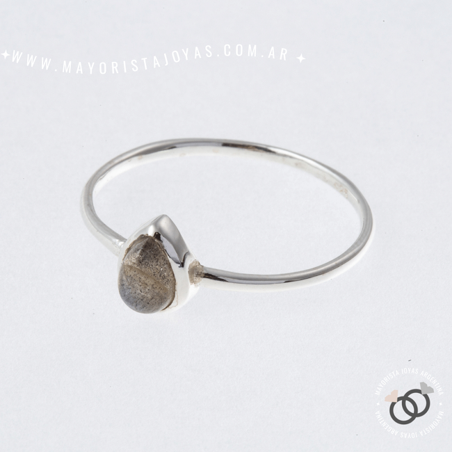 ANILLO PLATA Y PIEDRA (PAP143)