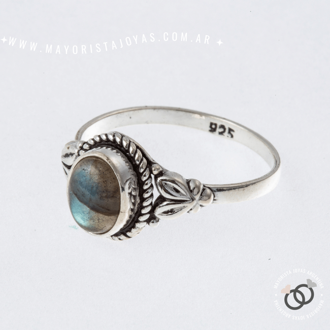 ANILLO PLATA Y PIEDRA (PAP203)