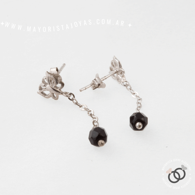 AROS PLATA PIEDRA (PPN0074)