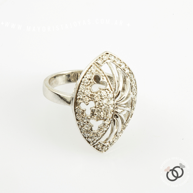 ANILLO PLATA CON CUBIC (PAC155)