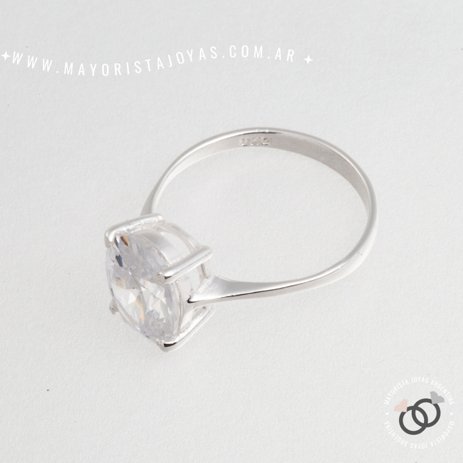 ANILLO PLATA CON CUBIC (PAC139)