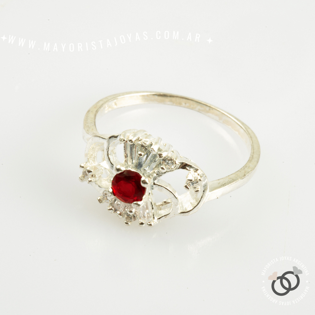 ANILLO PLATA CON CUBIC (PAC173)