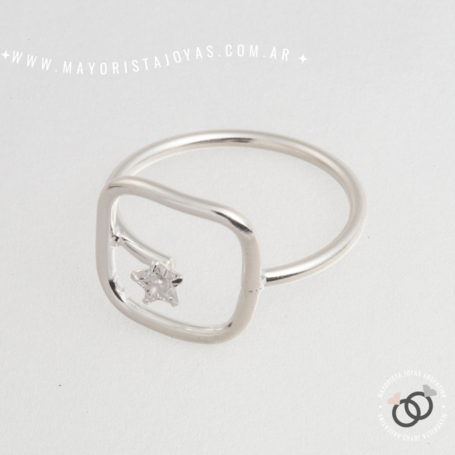 ANILLO PLATA CON CUBIC (PAC0136)