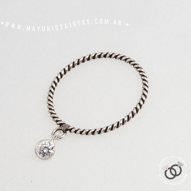 ANILLO PLATA CON CUBIC (PAC0124)