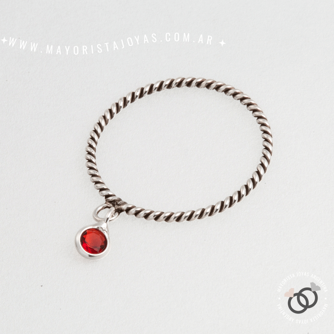 ANILLO PLATA CON CUBIC (PAC0125)