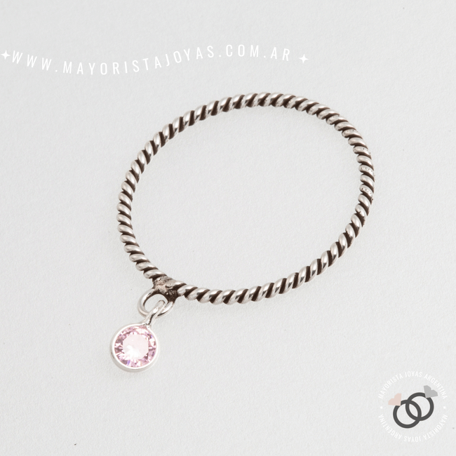 ANILLO PLATA CON CUBIC (PAC0127)