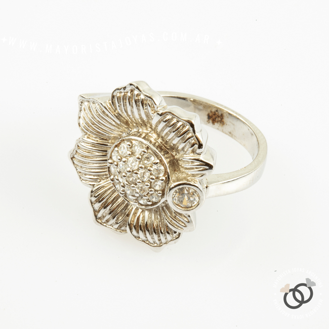 ANILLO PLATA CON CUBIC (PAC162)