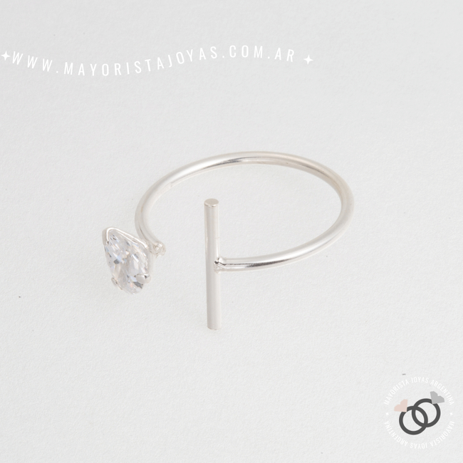 ANILLO PLATA CON CUBIC (PAC0133)