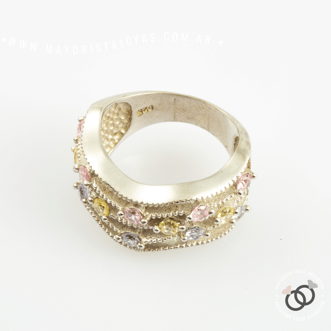 ANILLO PLATA CON CUBIC (PAC157)