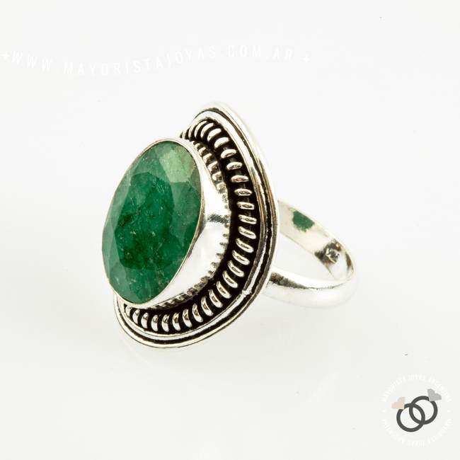 ANILLO PLATA Y PIEDRA (PAP210)