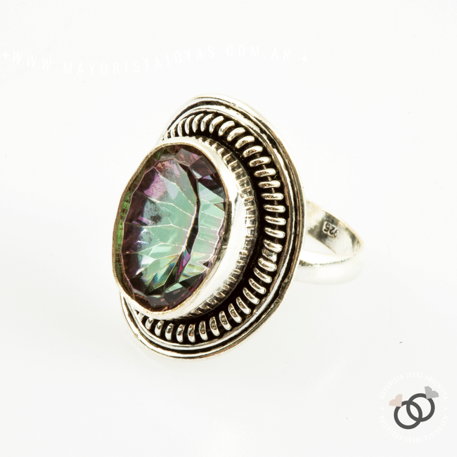 ANILLO PLATA Y PIEDRA (PAP211)