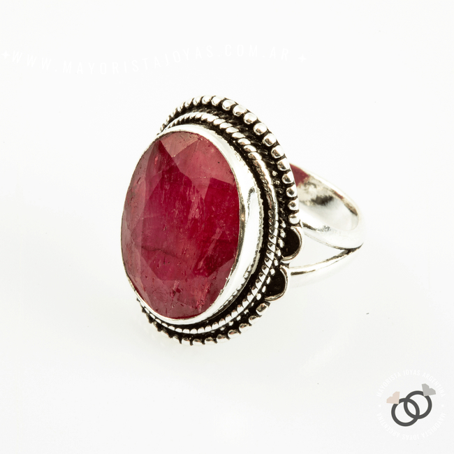 ANILLO PLATA Y PIEDRA (PAP217)