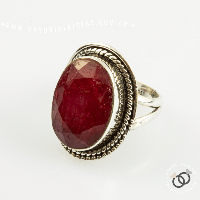 ANILLO PLATA Y PIEDRA (PAP215)