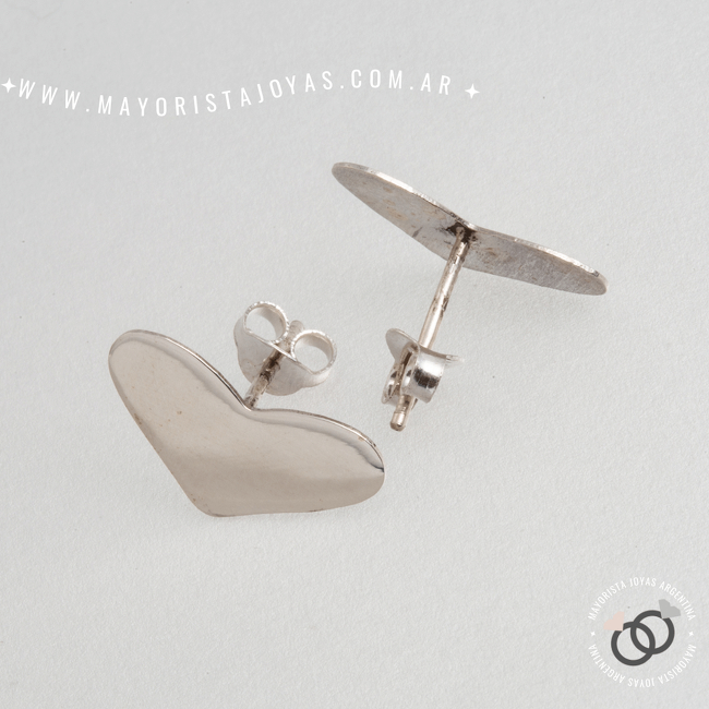AROS PLATA CORAZON (PPF0084)