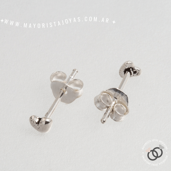 AROS PLATA CORAZON MINI (PPF0079)